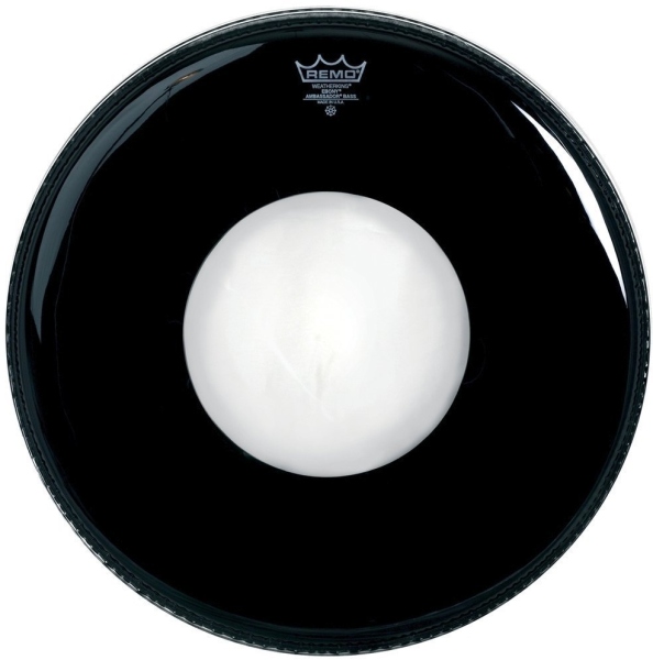 Remo Faţă tobă Ambassador  Ebony bass drum 22'' ES-1022-CH