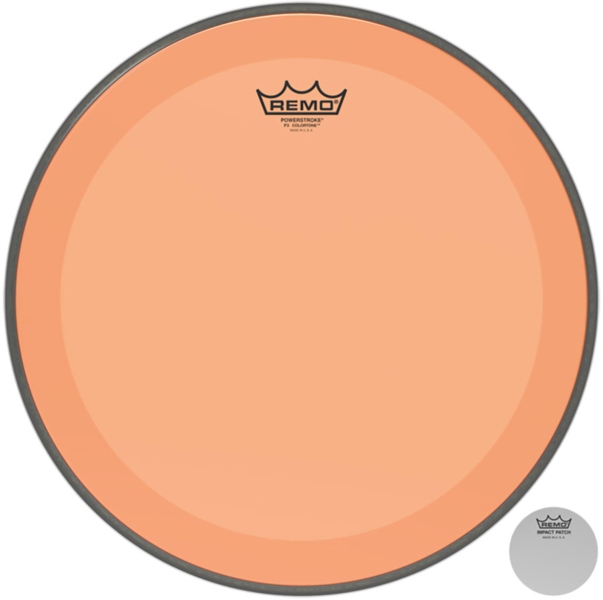 Remo Faţă tobă Colortone Powerstroke 3 clear 26