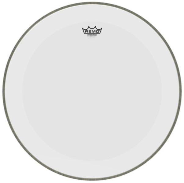 Remo Faţă tobă Powerstroke 3 Alb neted, bass drum 24