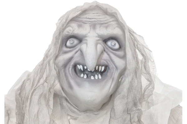 Europalms Halloween Witch, white, 170x50x20cm