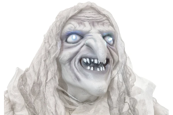 Europalms Halloween Witch, white, 170x50x20cm