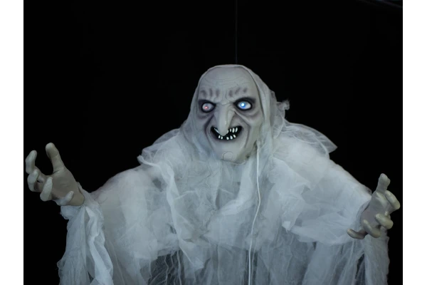 Europalms Halloween Witch, white, 170x50x20cm