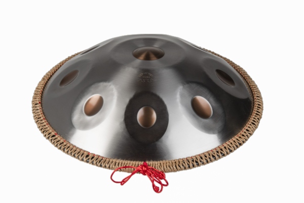 Handpan 9 hang 432 Hz Silver Golden eyes