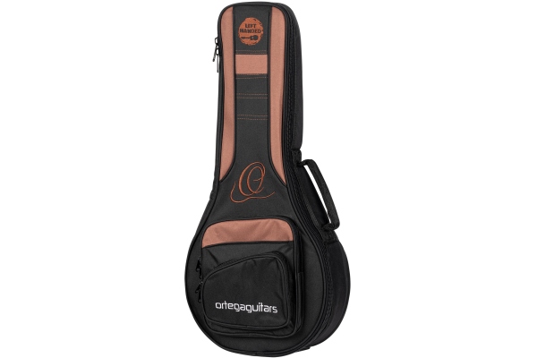 Ortega Pro Series Lefty Mandolin Bag - Black/Brown