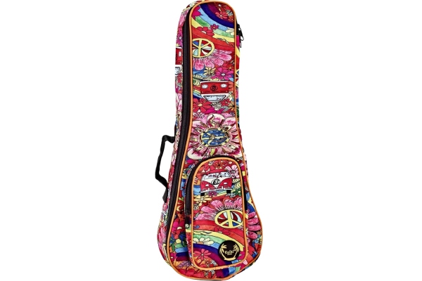 Keiki Designer Concert Ukulele Bag Peace '68KUB-68-CC