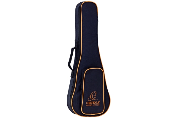Economy Series Concert-Ukulele-Bag - Black/Orange