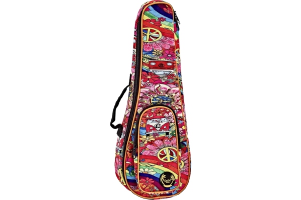 Ortega Keiki Designer Soprano Ukulele Bag Peace '68 KUB-68-SO