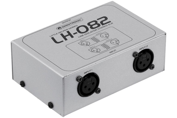 Omnitronic LH-082 Stereo Isolator XLR Omnitronic LH-082 Stereo Isolator XLR