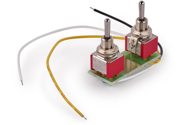  Mini Toggle Switch Assembly for Coil Splitting on Humbucking Pickups - Chrome
