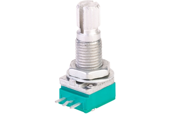  Mono Mini Potentiometer, B250K, Split Shaft