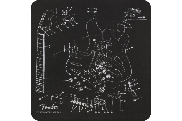 Mousepad Exploded Strat