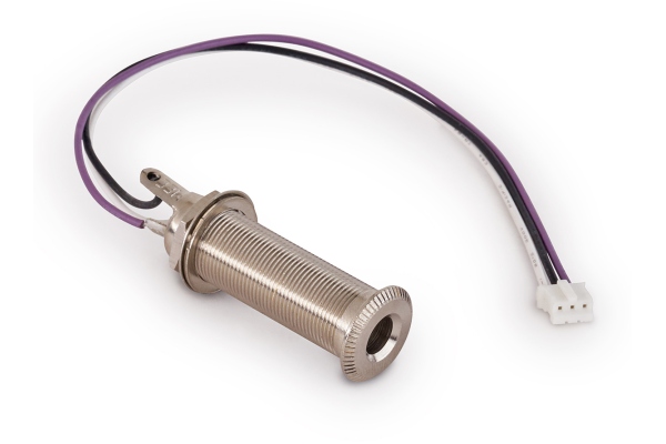 MEC Pickups  Closed Stereo Jack Socket, for Mounting in Instrument Sides with R5 Connector - Chrome