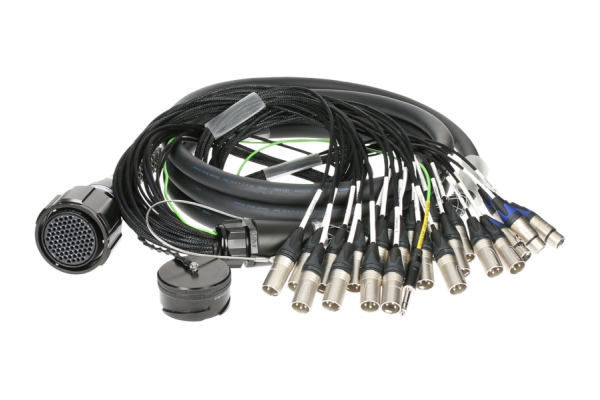 PolyLIVE - RMP 85p F - 20x XLR M / 4x XLR F24-channel PolyLIVE - analog fanout - PVC - Neutrik® - metal / Remke - 10 m