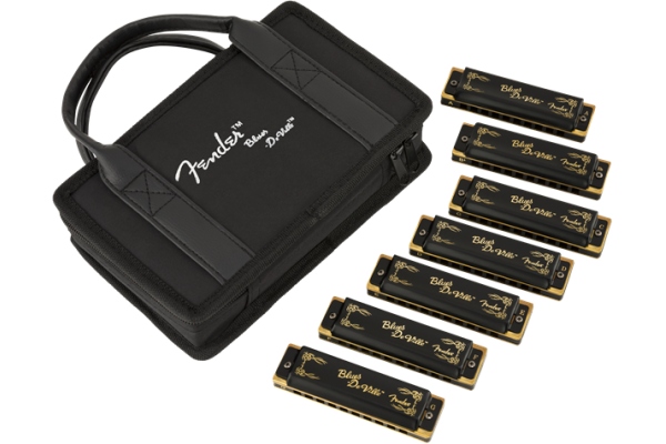 Blues DeVille Harmonica 7 Pack Case