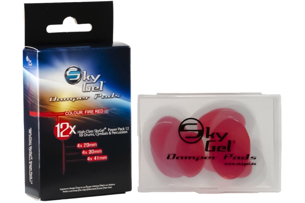 SKY Music Damper Pads SkyGel Fire Red SG12FR SKY Music Damper Pads SkyGel Fire Red SG12FR