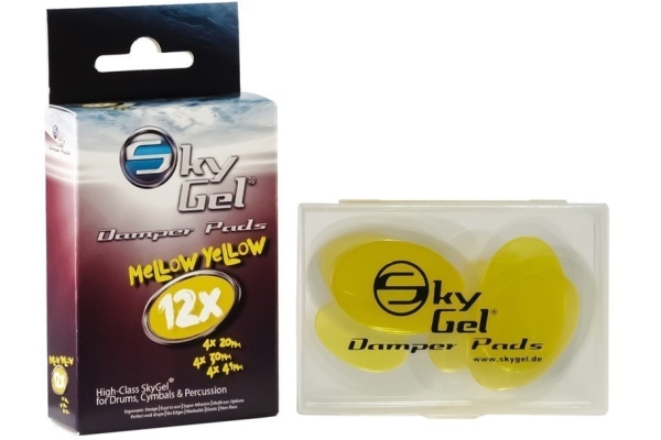 SKY Music Damper Pads SkyGel Gloss White SG12GW
