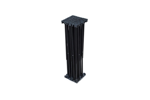 Alustage Spider Riser 1x1 40cm Black