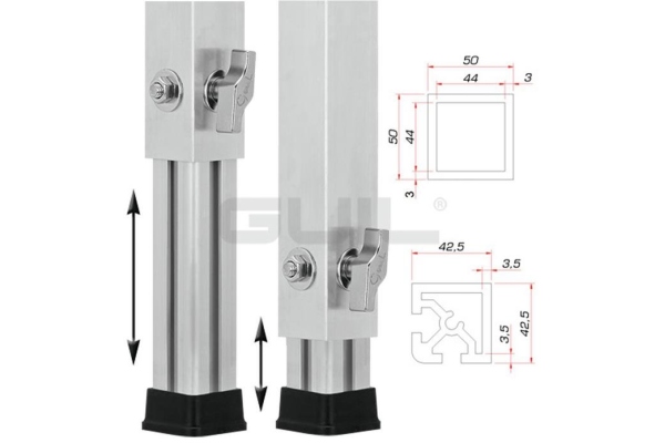 GUIL PTA-440/70-120 Telescopic Foot GUIL PTA-440/70-120 Telescopic Foot