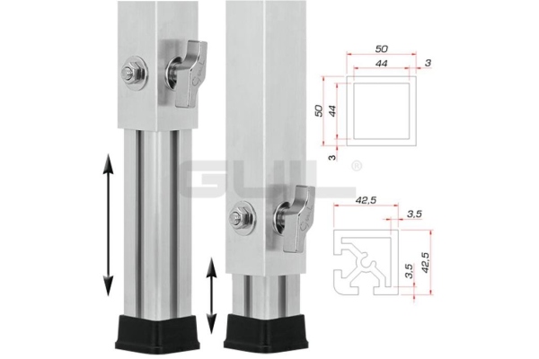 PTA-440/90-160 Telescopic Foot