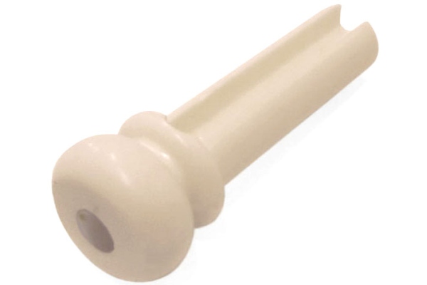 Ortega Bridge Pin for Bass - White Ortega Bridge Pin for Bass - White