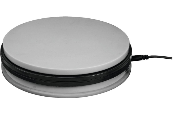 Europalms Rotary Plate 25cm up to 25kg silver