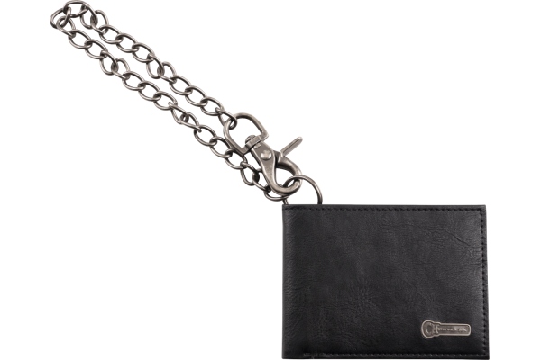 Chauvet Charvel Limited Edition Leather Wallet with Chain Black