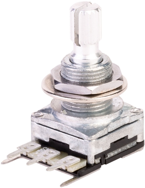MEC Pickups  Mono Potentiometer, 4B50K/cc, Split Shaft