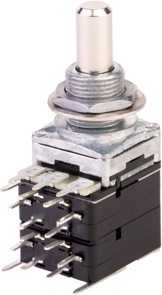 MEC Pickups  Mono Potentiometer, B250K, Push/Pull