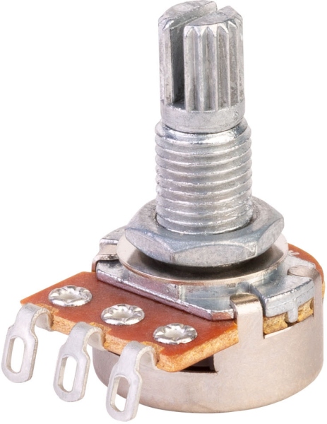 MEC Pickups  Mono Potentiometer, B500K, Split Shaft