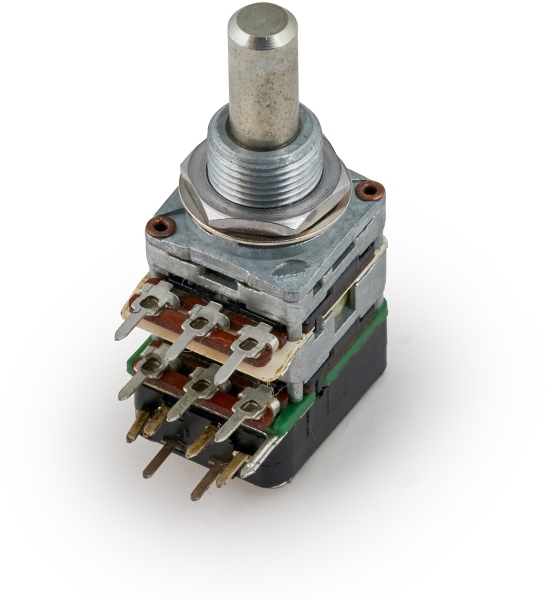 MEC Pickups  Stereo Potentiometer, (A220K / A220K), Push/Pull