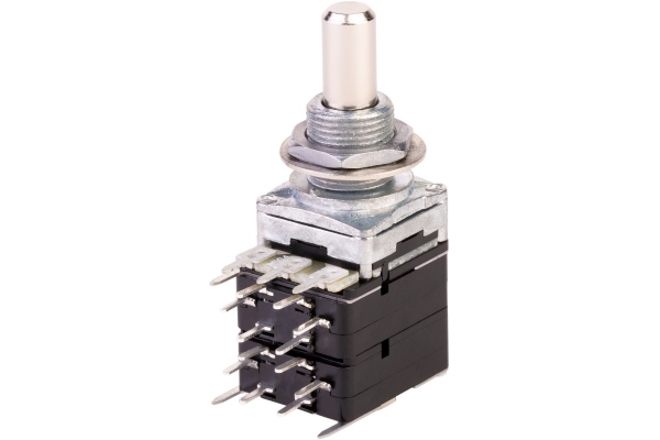 MEC Pickups  Mono Potentiometer, B500K, Push/Pull (4PDT)