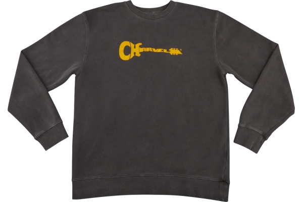 Chauvet Charvel Logo Sweatshirt Gray and Yellow XL