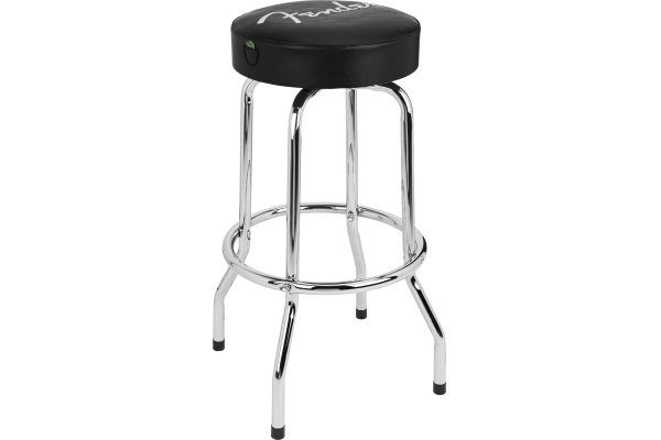 Fender Spaghetti Logo Pick Pouch Barstool Black/Chrome 30