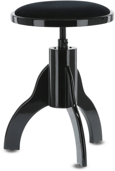 Gewa Piano Chair Deluxe - Black High Gloss