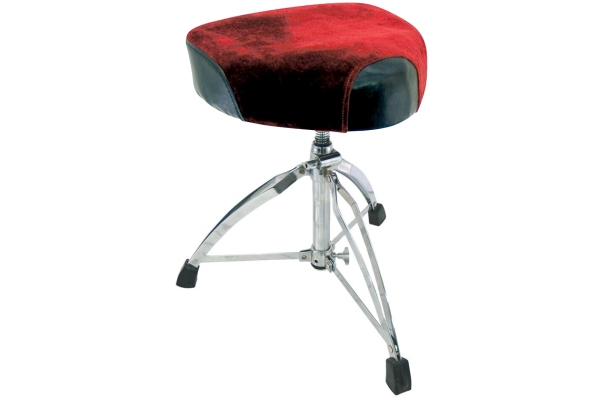 Dimavery DT-120 Drum Throne Saddle Red Dimavery DT-120 Drum Throne Saddle Red