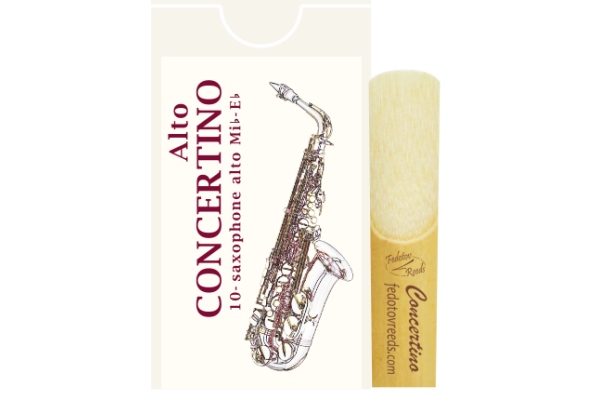 Concertino reeds for alto saxophone 3+