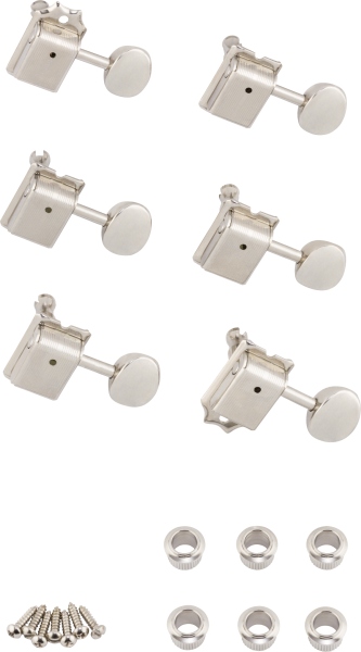 Fender Pure Vintage Guitar Tuning Machines Nickel/Chrome (6)