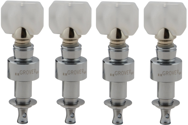 Grover 120C Geared Banjo Pegs Chrome Grover 120C Geared Banjo Pegs Chrome