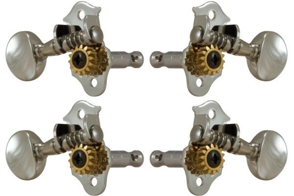 8N Sta-Tite Geared Ukulele Pegs Nickel