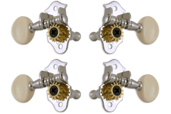 9CW Sta-Tite Geared Ukulele Pegs Chrome