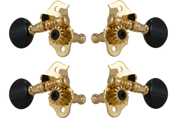 Grover 9GB Sta-Tite Geared Ukulele Pegs Gold