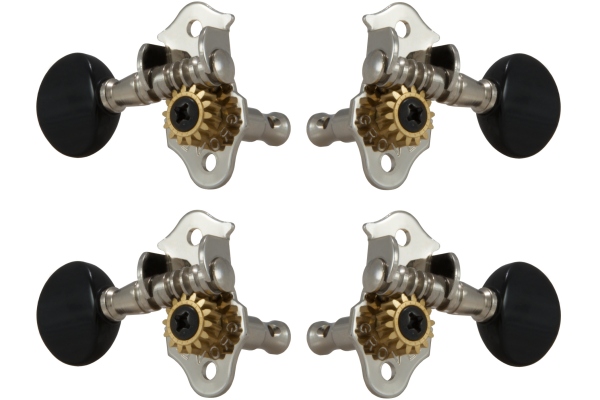 Grover 9NB Sta-Tite Geared Ukulele Pegs Nickel