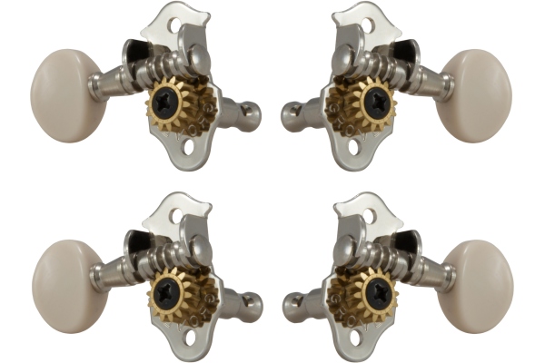 Grover 9NW Sta-Tite Geared Ukulele Pegs Nickel