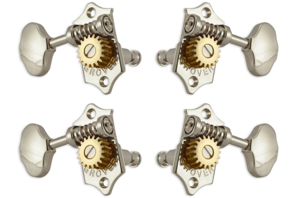 U98-18N Sta-Tite Geared Ukulele Pegs Nickel