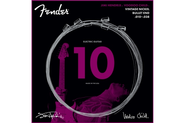 Hendrix Voodoo Child Bullet End Nickel 10-38