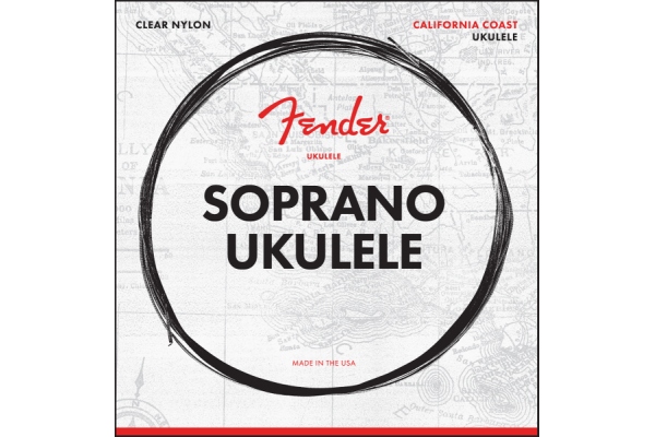 Fender Soprano Ukulele Strings Set of Four Fender Soprano Ukulele Strings Set of Four