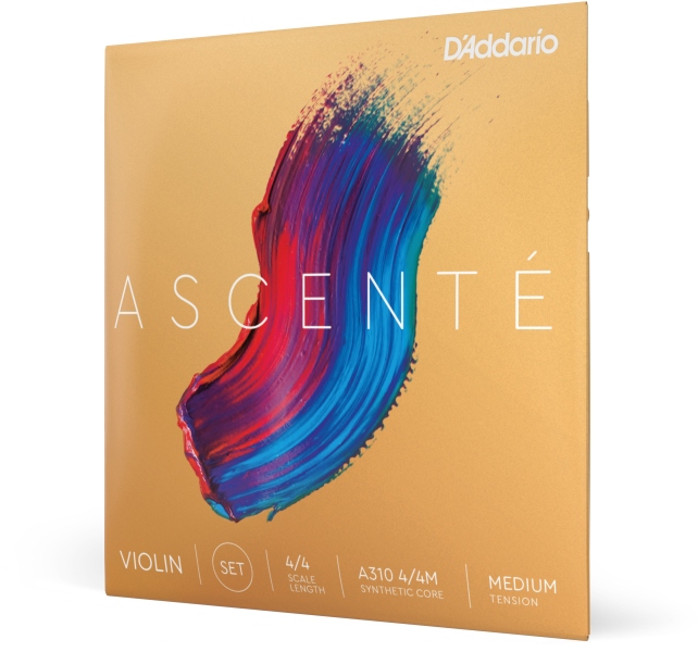 Daddario Ascenté Violin String Set 4/4 Scale MT