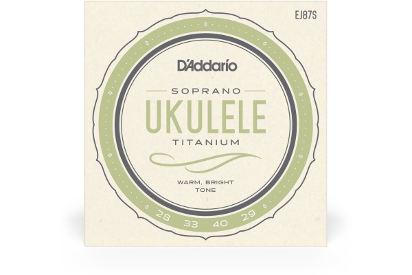 Daddario EJ87S Titanium Soprano Ukulele Daddario EJ87S Titanium Soprano Ukulele