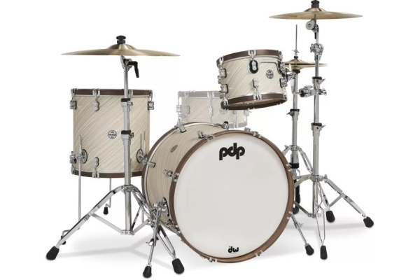 DW PDP Concept Classic LTD Twisted Ivory Walnut Hoops