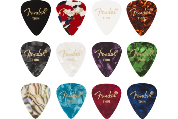 Fender Celluloid Medley 351 Thin 12 Set Fender Celluloid Medley 351 Thin 12 Set